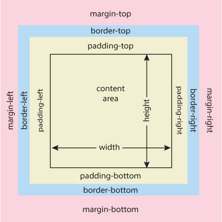 imagem explicativa do box model